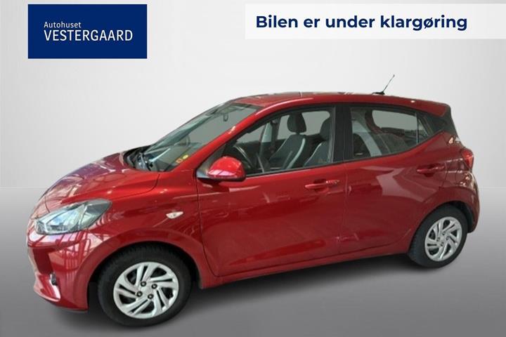 Rød Hyundai i10 fra 2020
