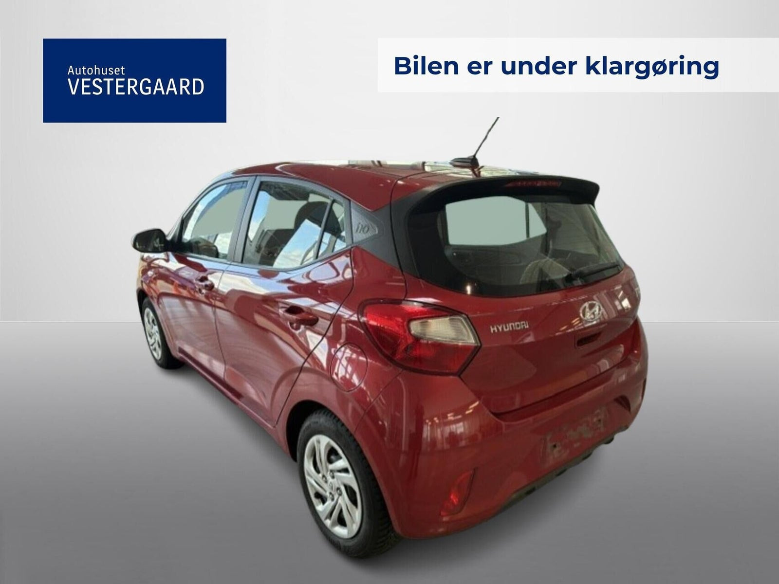 Rød Hyundai i10 fra 2020