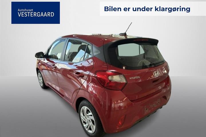 Rød Hyundai i10 fra 2020