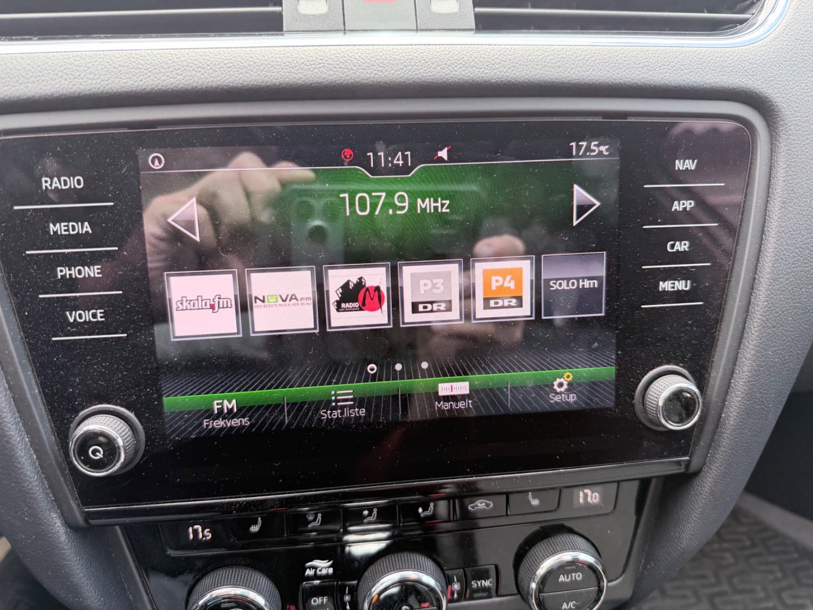 Hvid Skoda Octavia fra 2018