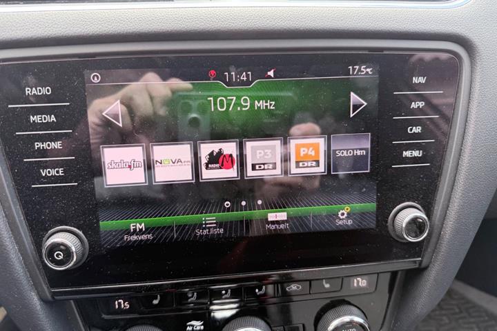 Hvid Skoda Octavia fra 2018