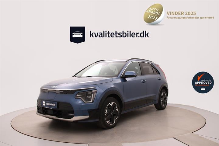 Blå Kia Niro EV fra 2024