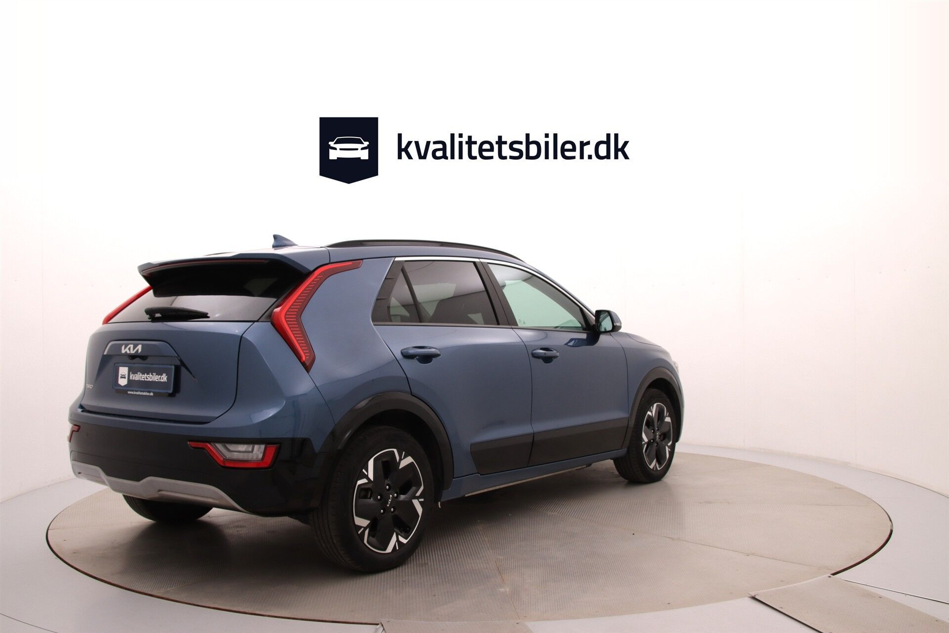 Blå Kia Niro EV fra 2024