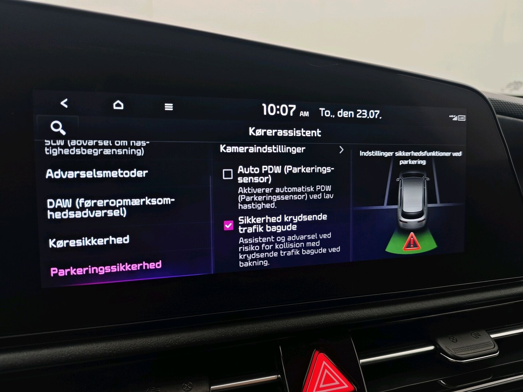Blå Kia Niro EV fra 2024