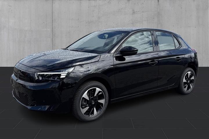 Sort Opel Corsa-e fra 2026 set udefra