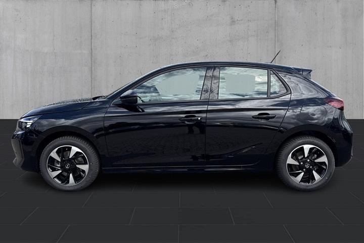 Sort Opel Corsa-e fra 2026