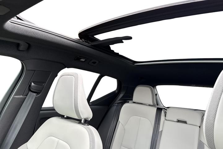 Blå Volvo EX40 fra 2026
