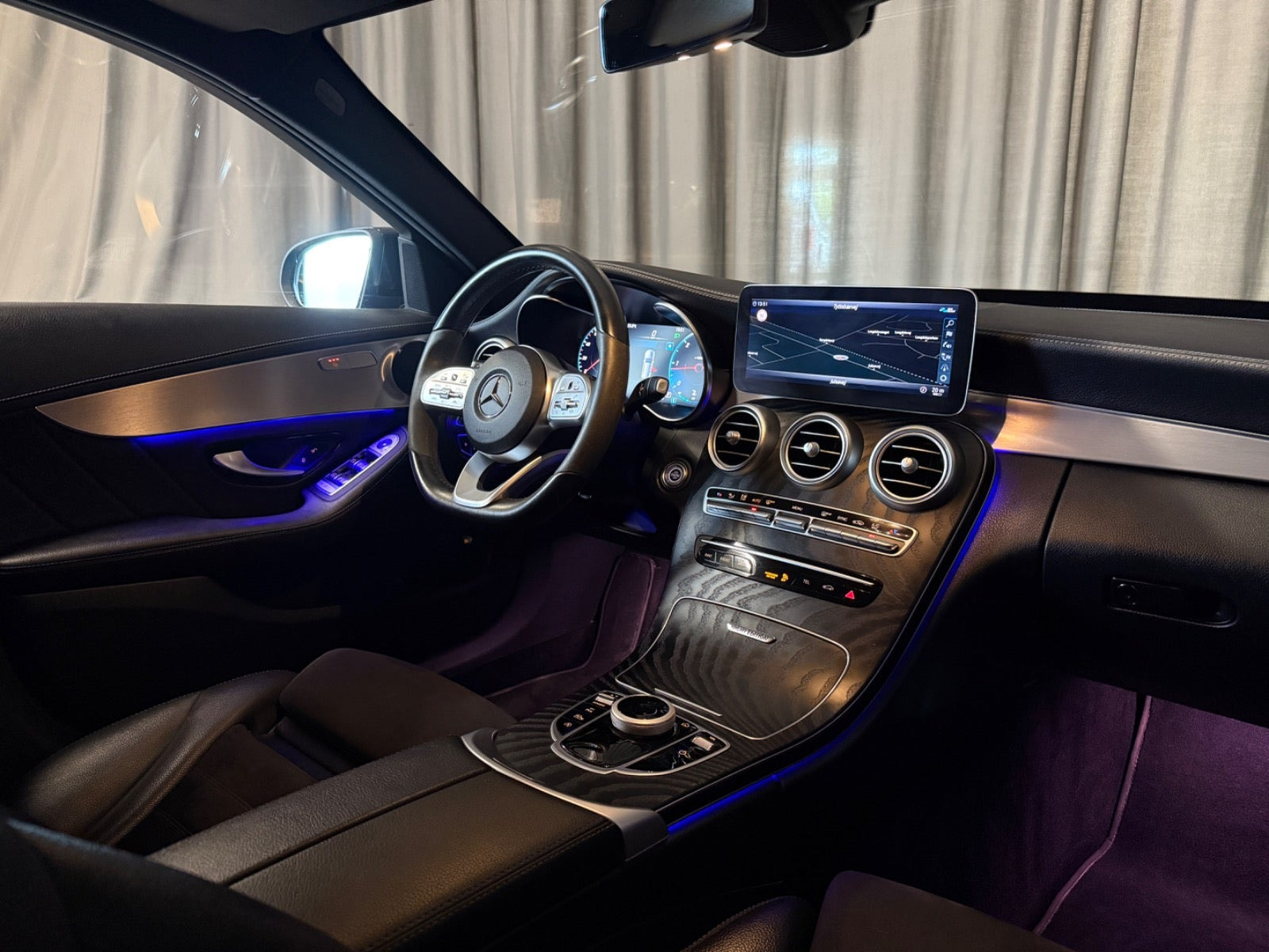 Sort Mercedes C220 d fra 2021