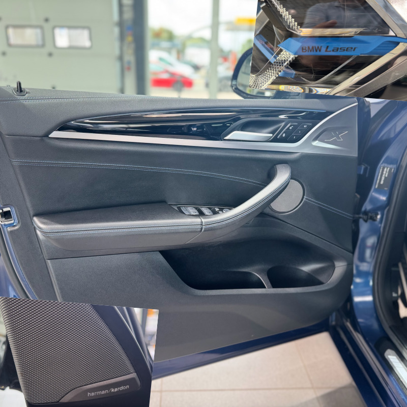 Blå BMW iX3 fra 2024