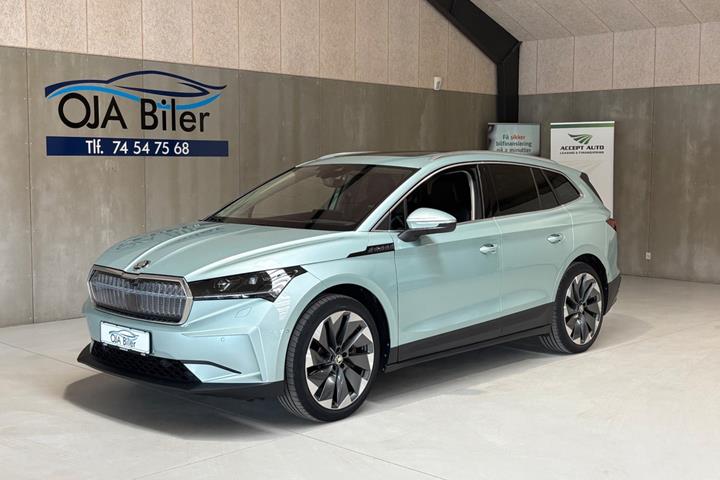 Grøn Skoda Enyaq fra 2022
