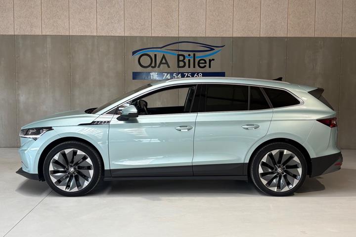 Grøn Skoda Enyaq fra 2022