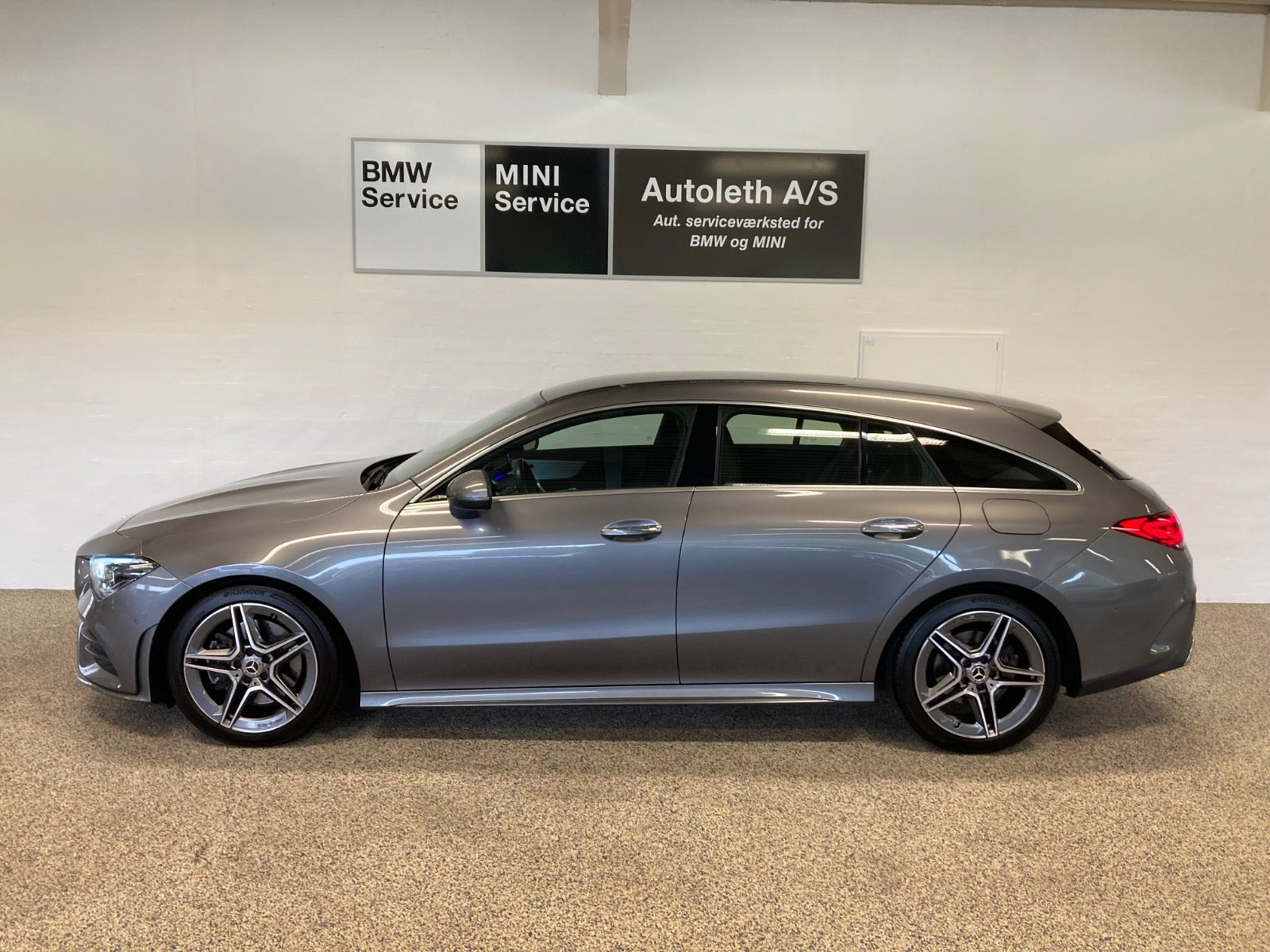Grå Mercedes CLA200 fra 2020