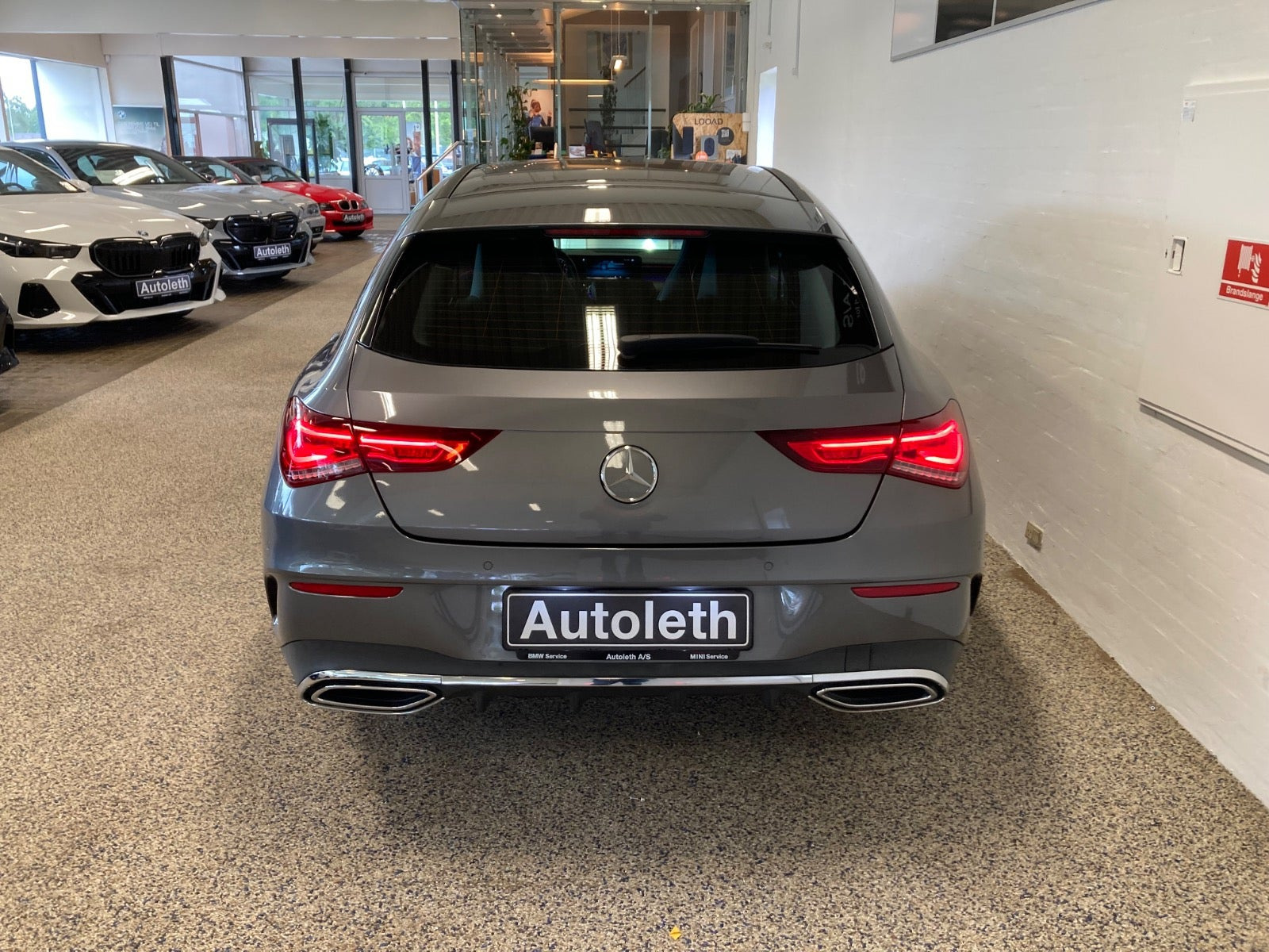 Grå Mercedes CLA200 fra 2020