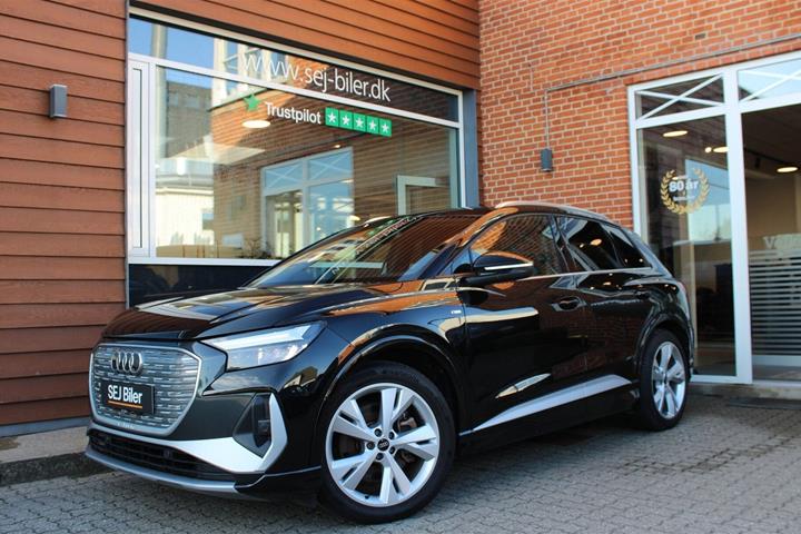Sort Audi Q4 e-tron fra 2023