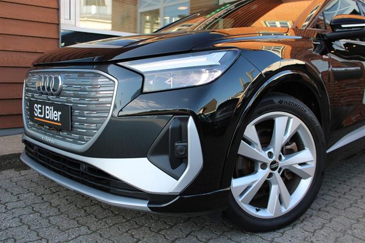 Sort Audi Q4 e-tron fra 2023