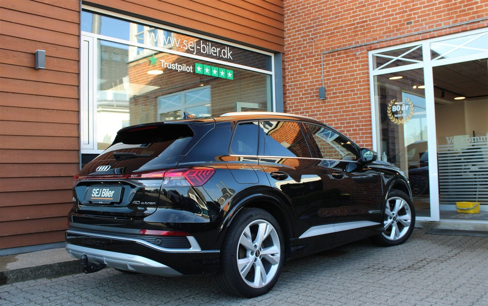 Sort Audi Q4 e-tron fra 2023
