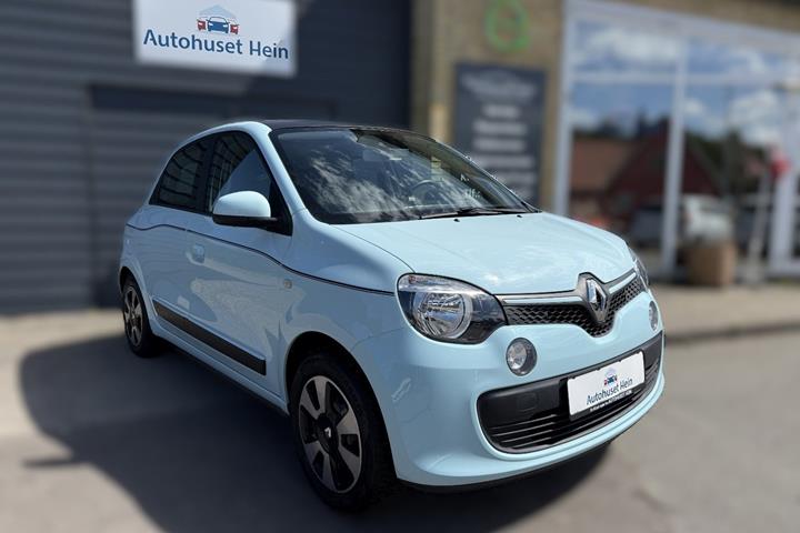 Blå Renault Twingo fra 2015 set udefra
