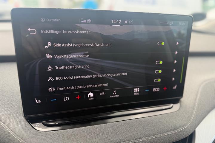 Sort Skoda Enyaq fra 2022