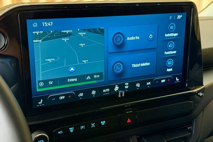 Sort Ford E-Transit Custom 320 L1 fra 2025
