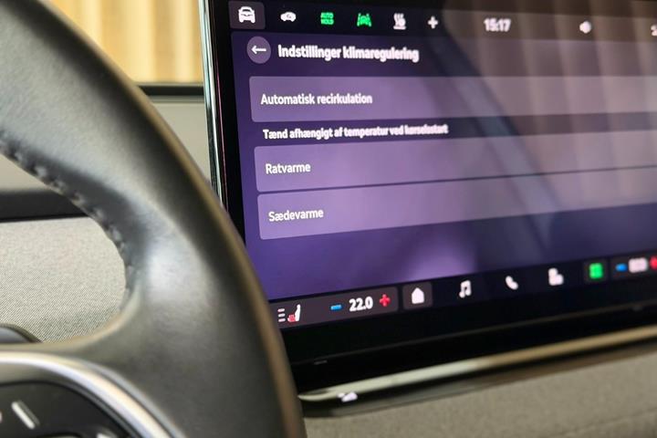 Hvid Skoda Enyaq fra 2024