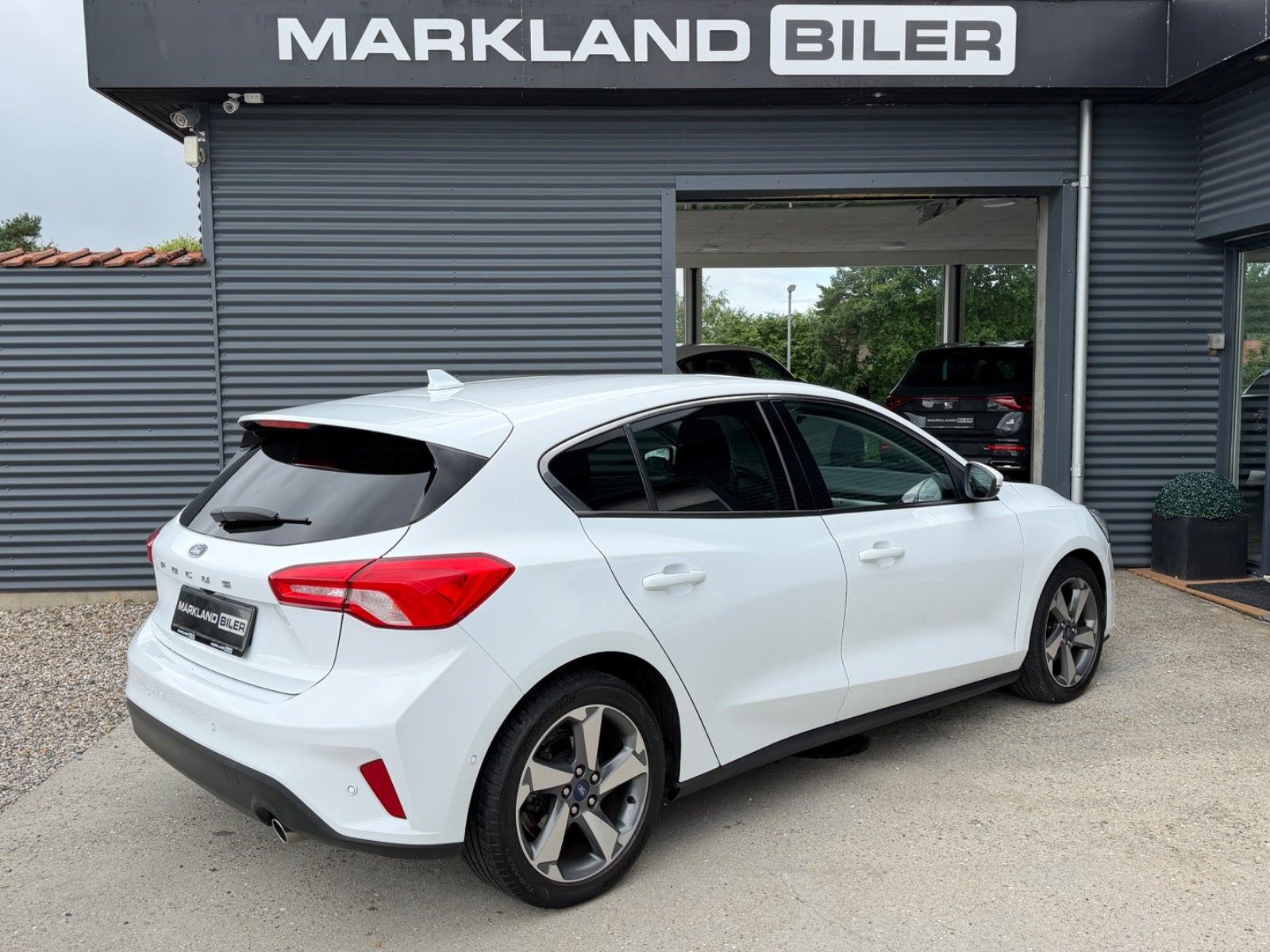 Hvid Ford Focus fra 2019