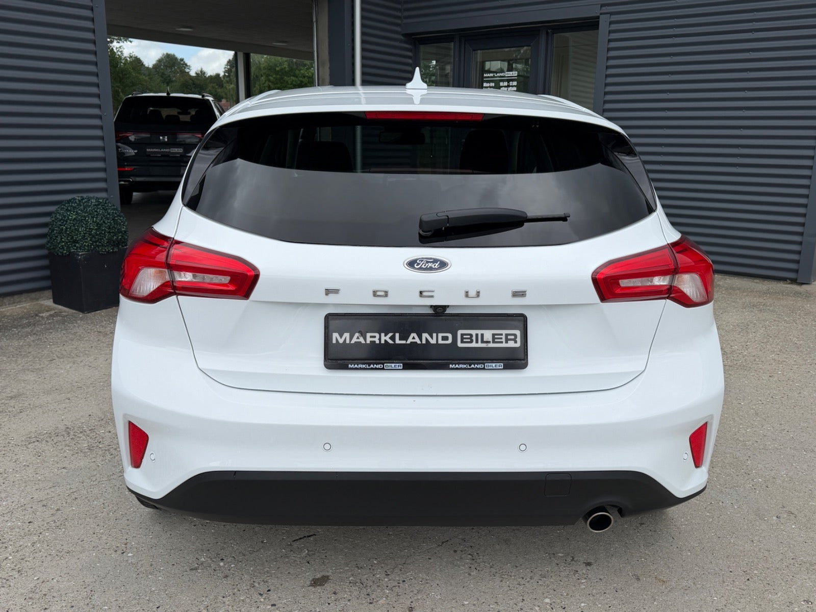 Hvid Ford Focus fra 2019