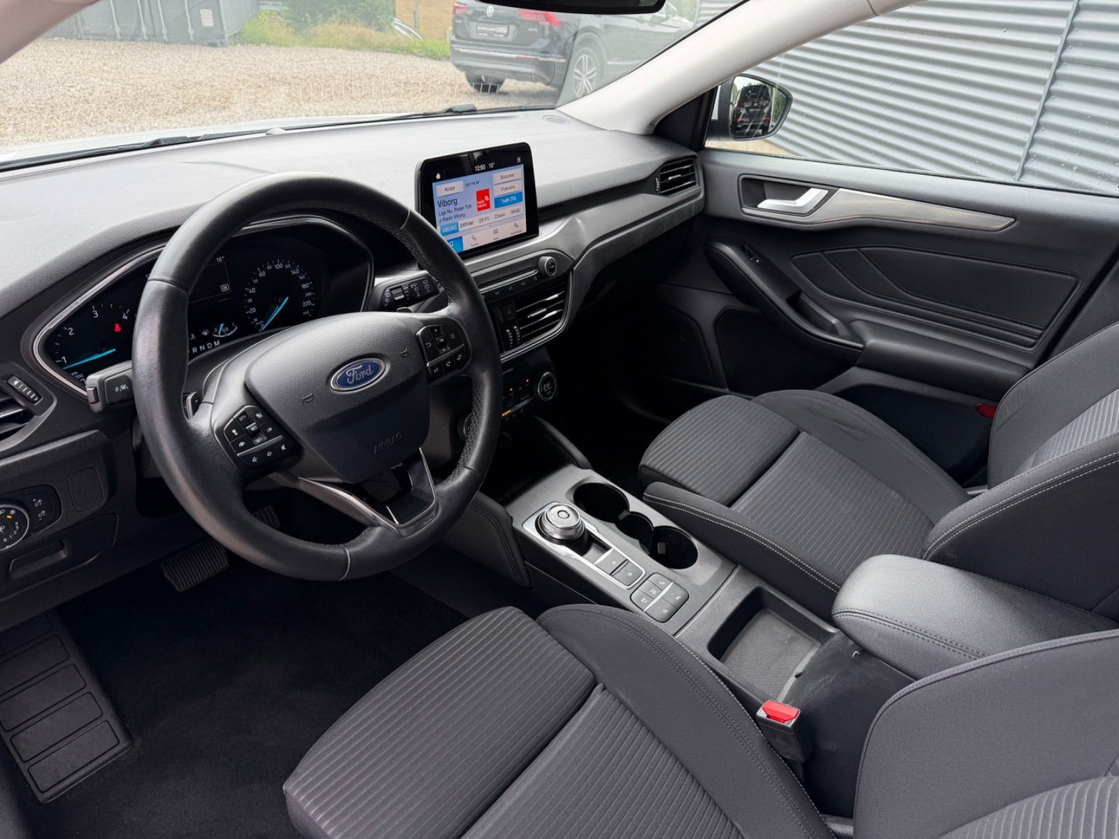 Hvid Ford Focus fra 2019