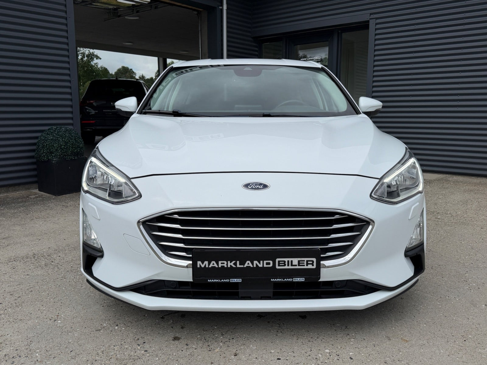Hvid Ford Focus fra 2019