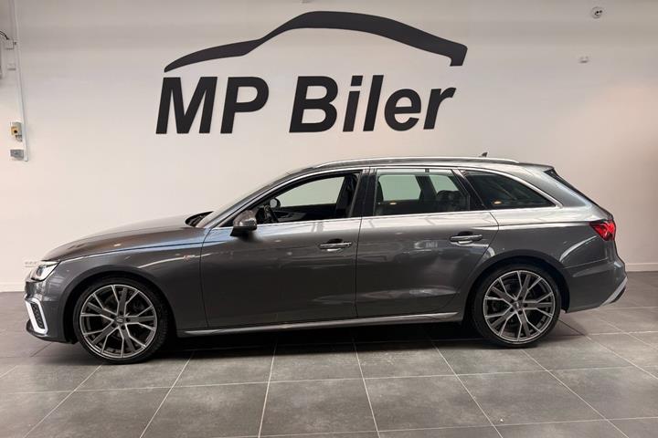 Grå Audi A4 fra 2020