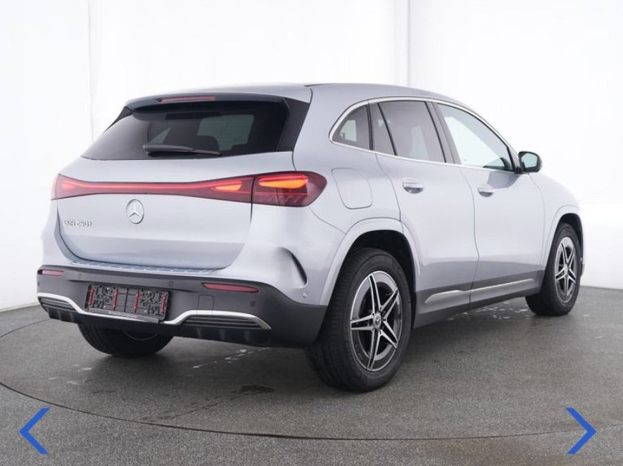 Sølv Mercedes EQA250+ fra 2026