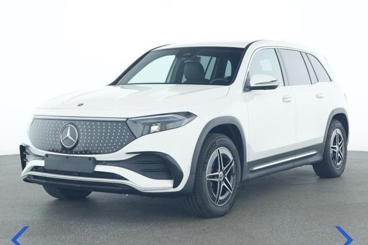 Hvid Mercedes EQB350 fra 2026