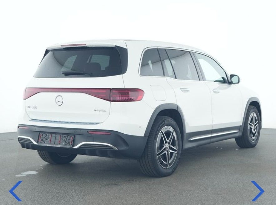 Hvid Mercedes EQB350 fra 2026