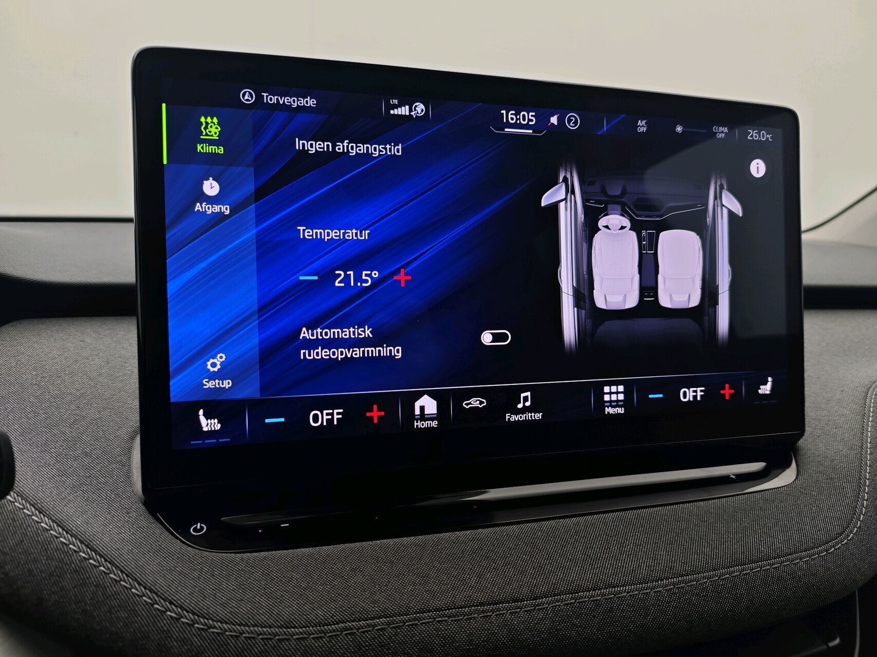 Sort Skoda Enyaq fra 2023
