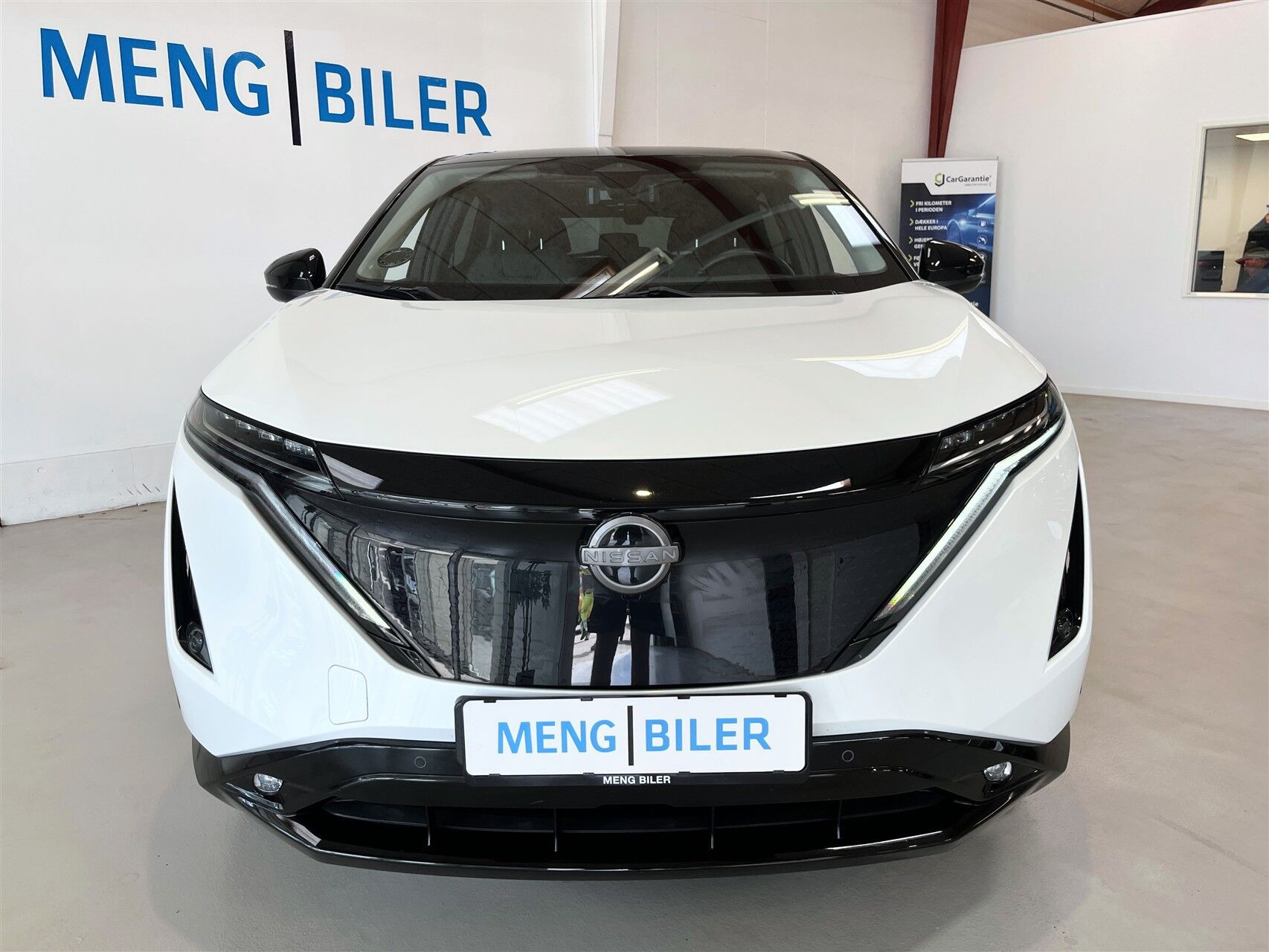 Hvid Nissan Ariya fra 2022
