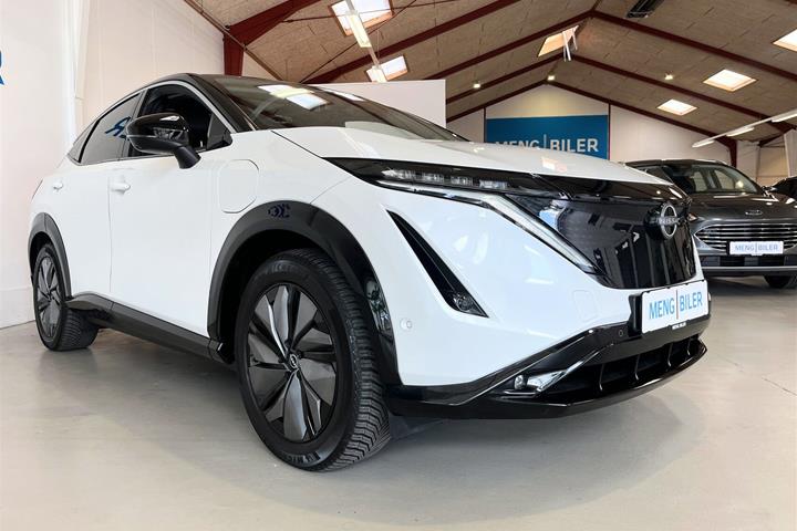 Hvid Nissan Ariya fra 2022
