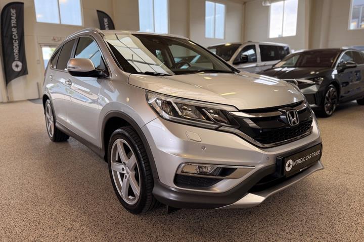 Sølv Honda CR-V fra 2015