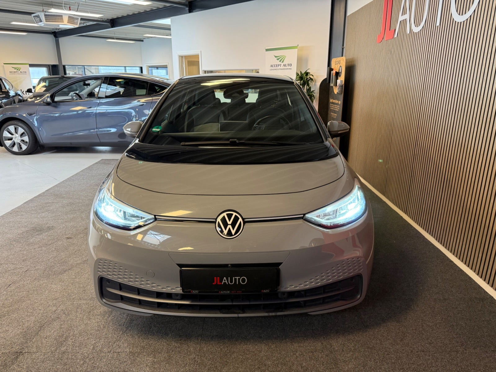 Grå VW ID.3 fra 2023