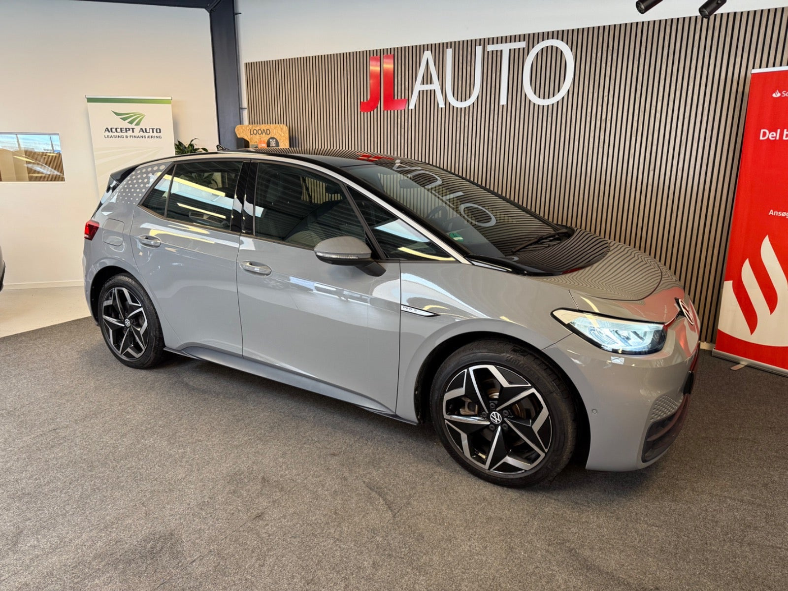 Grå VW ID.3 fra 2023