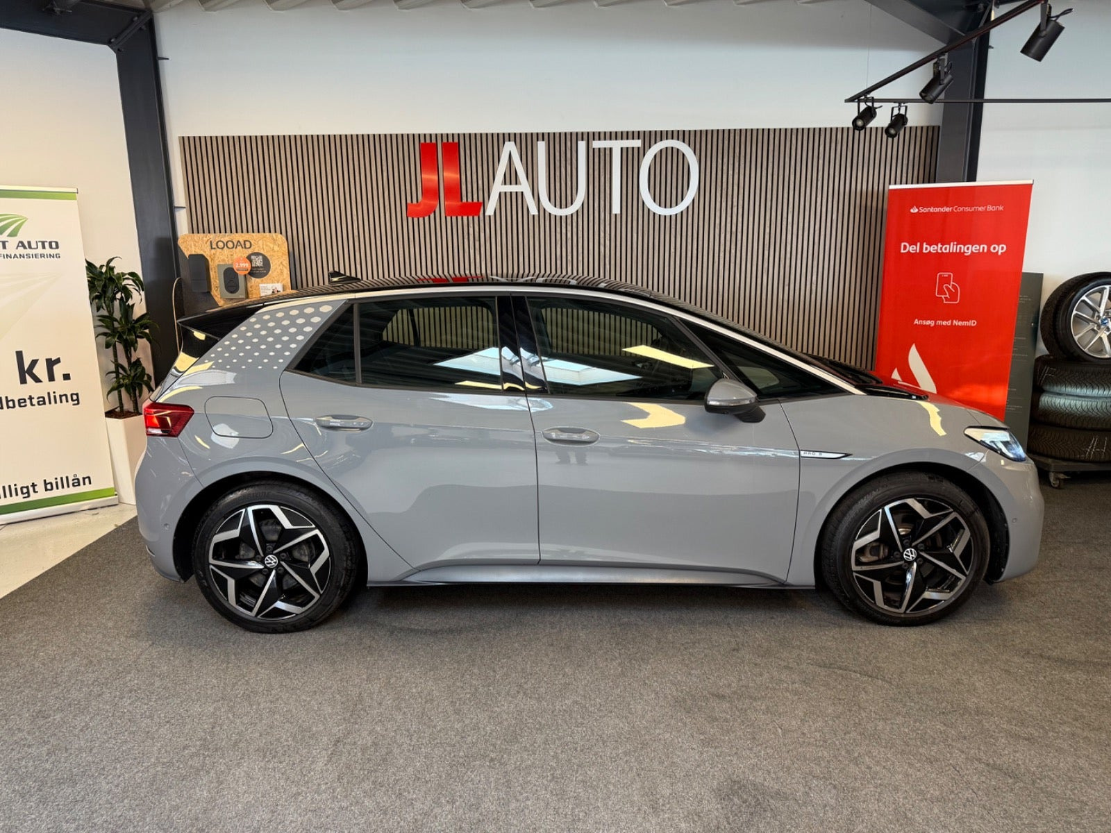 Grå VW ID.3 fra 2023