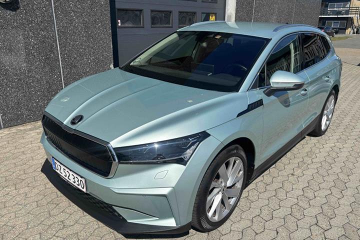 Grøn Skoda Enyaq fra 2021
