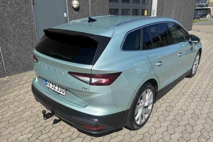 Grøn Skoda Enyaq fra 2021