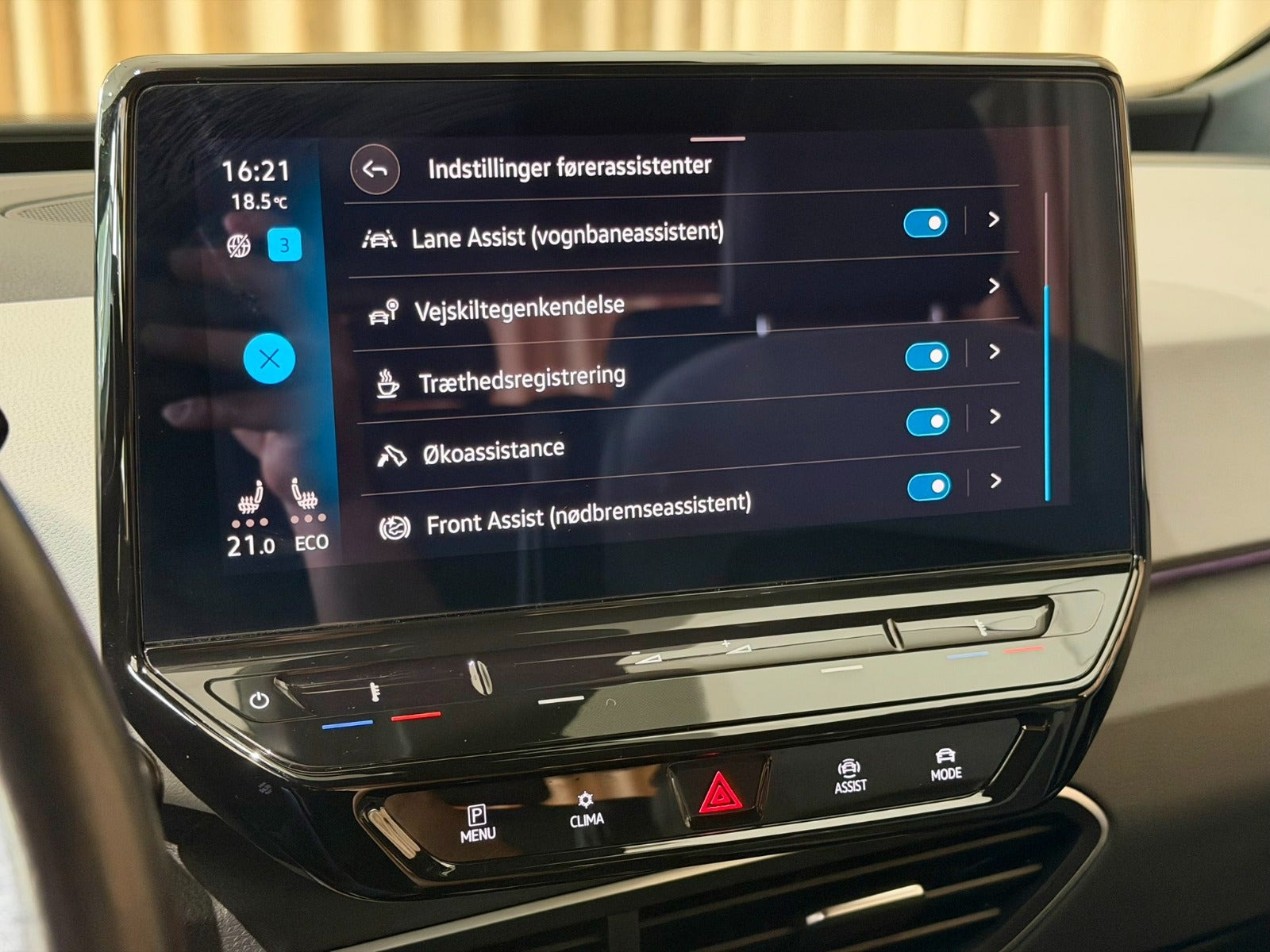 Grå VW ID.3 fra 2022