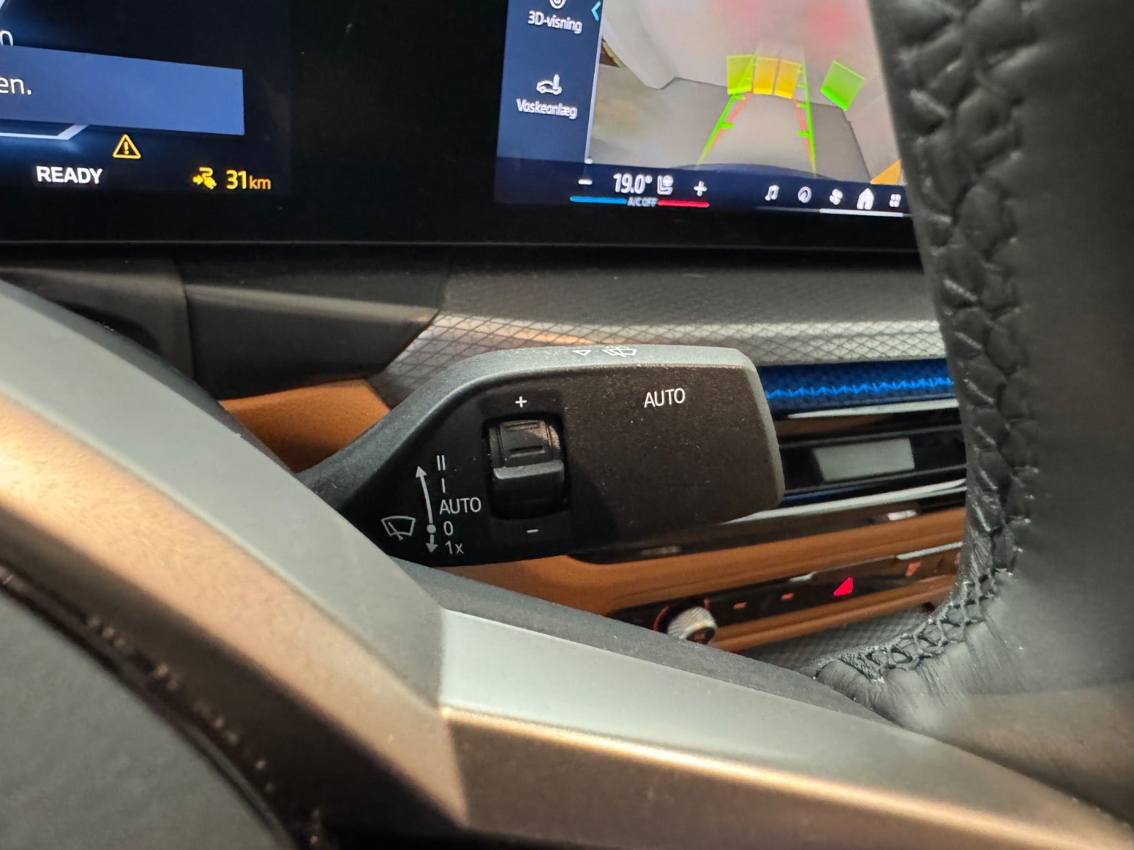 Blå BMW i4 fra 2026