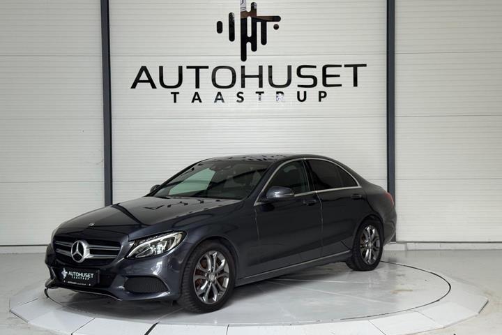 Grå Mercedes C200 d fra 2015