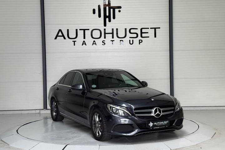 Grå Mercedes C200 d fra 2015