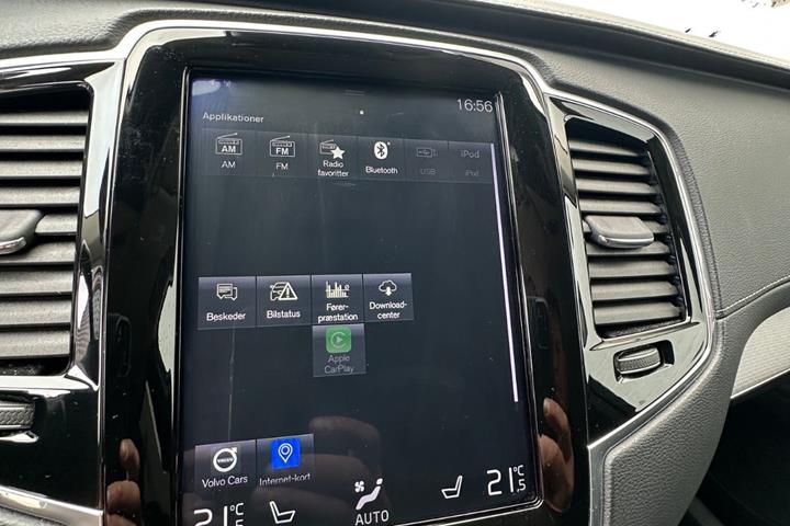 Sort Volvo XC90 fra 2019