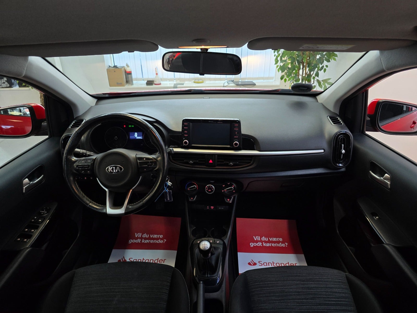 Rød Kia Picanto fra 2019