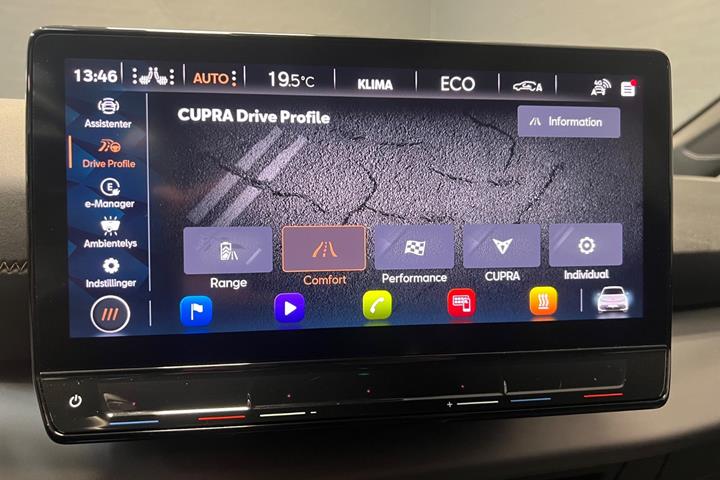 Blå Cupra Born fra 2023