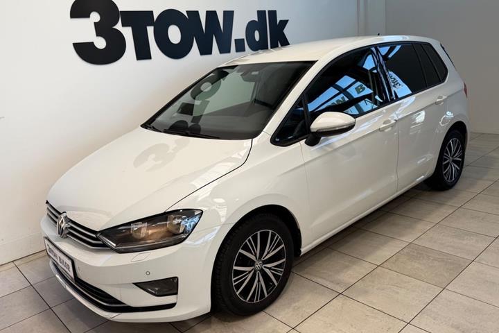 Hvid VW Golf Sportsvan fra 2017