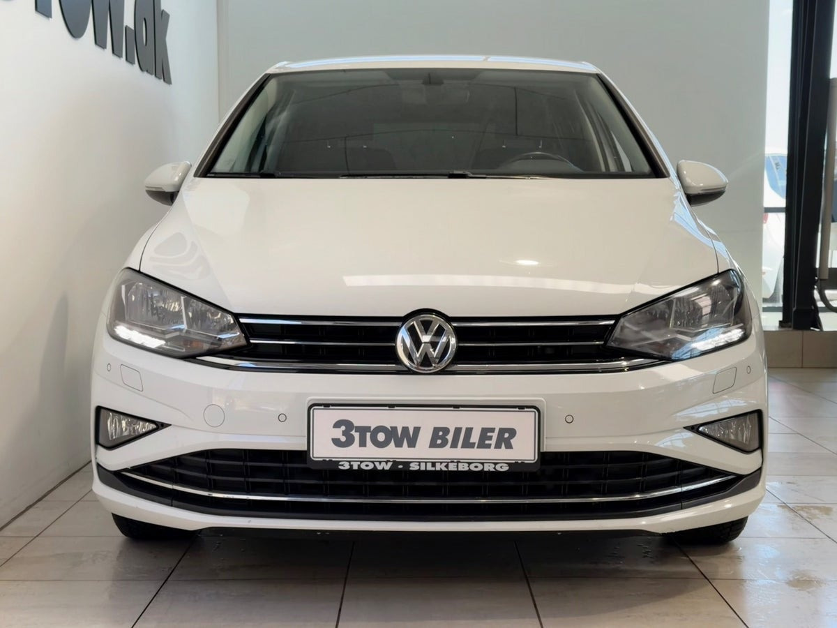 Hvid VW Golf Sportsvan fra 2019